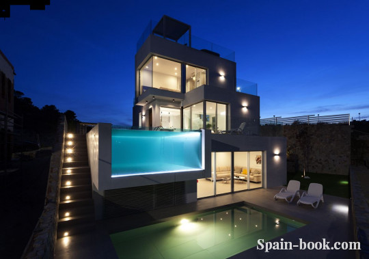 Виллы Эксклюзивные виллы с видом на море в Finestrat \ Бенидорм., Коста Бланка, Финестрат