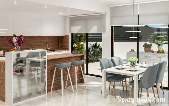 Виллы Новые современные виллы в Альгорфа,в 15км от пляжа Гвардамара, Коста Бланка, Альгорфа