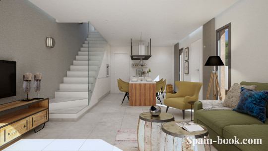 Виллы Современные смежные виллы в Daya Nueva,что в пригороде Торревьехи, Коста Бланка, Торревьеха