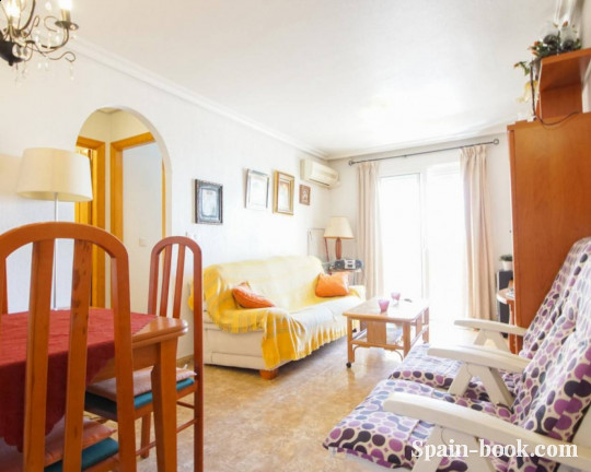 Апартаменты Квартира с видом на коммунальный бассейн в 800м до пляжа и центра Торревьехи, Коста Бланка, Торревьеха