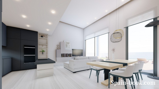 Виллы Виллы в пригороде Бенидорма / Finestrat, Коста Бланка, Финестрат