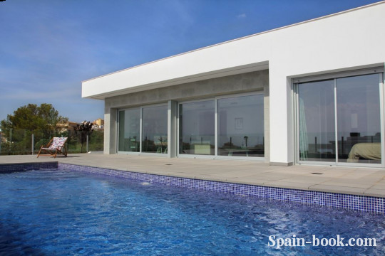 Виллы Новые виллы в 2км от пляжа в Cumbre del Sol / Кальпе, Коста Бланка, Кумбре дель Соль