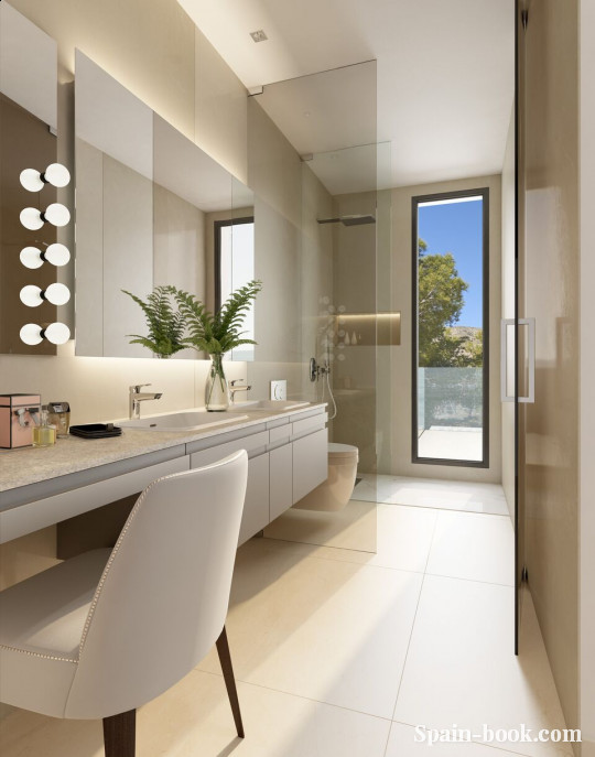 Виллы Современные виллы в резиденциальном жилом комплексе в пригороде Бенидорма, Коста Бланка, Финестрат