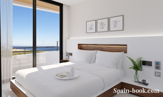 Апартаменты Шикарный жилой комплекс на берегу Средиземного моря, Аликанте, Коста Бланка, Гран Алакант