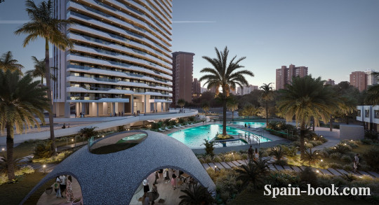 Апартаменты Уникальный проект в курортном городе Бенидорм, Коста Бланка, Бенидорм