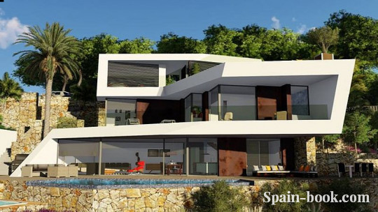 Виллы Роскошная вилла с видом на море пригороде курортного города Бенисса / Кальпе, Коста Бланка, Бенисса