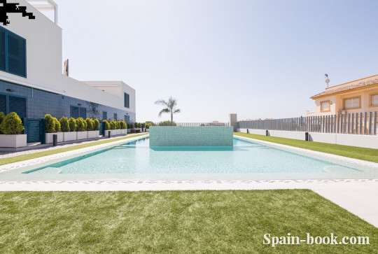 Апартаменты Новый жилой комплекс в 1км от пляжа в Плайя Фламенка, Ориуэла Коста, Коста Бланка, Плайя Фламенка