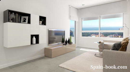 Апартаменты Новые апартаменты с видом на море в Кампоамор / Ориуэла Коста, Коста Бланка, Кампоамор