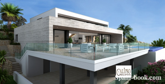 Виллы Современная вилла в элитном районе Кальпе / Cumbre del Sol, Коста Бланка, Кумбре дель Соль