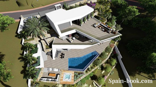 Виллы Роскошная вилла с видом на море пригороде курортного города Бенисса / Кальпе, Коста Бланка, Бенисса