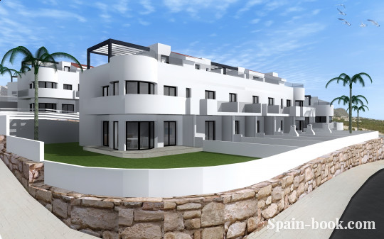 Таунха́ус Таунхаусы в пригороде Бенидорма / Finestrat, Коста Бланка, Финестрат