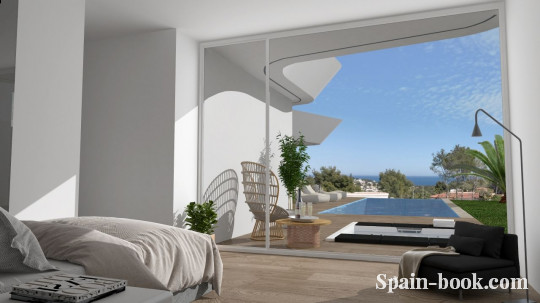 Виллы Величественная вилла c видом на море в Benissa, Коста Бланка, Бенисса