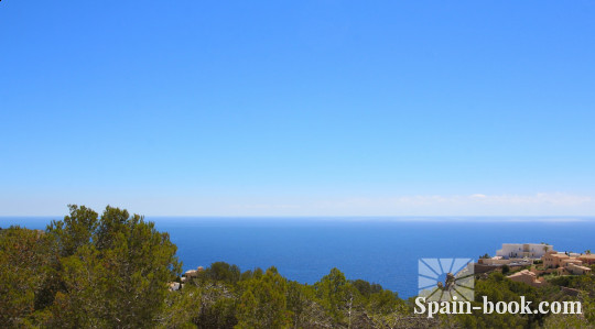 Виллы Современные виллы с видом на море в Cumbre del Sol / Кальпе, Коста Бланка, Кумбре дель Соль