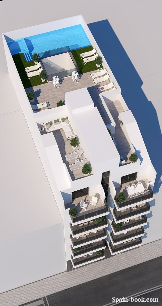 Апартаменты Новые апартаменты на одной из главных улиц Торревьехи, Коста Бланка, Торревьеха