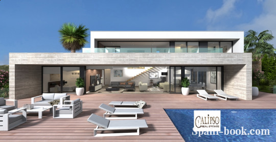 Виллы Современная вилла в элитном районе Кальпе / Cumbre del Sol, Коста Бланка, Кумбре дель Соль