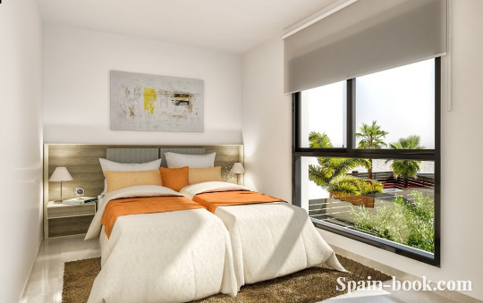 Виллы Новые современные виллы в Альгорфа,в 15км от пляжа Гвардамара, Коста Бланка, Альгорфа