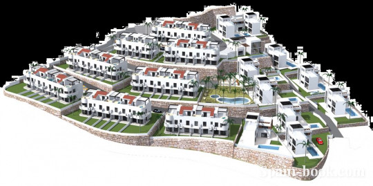 Таунха́ус Таунхаусы в пригороде Бенидорма / Finestrat, Коста Бланка, Финестрат