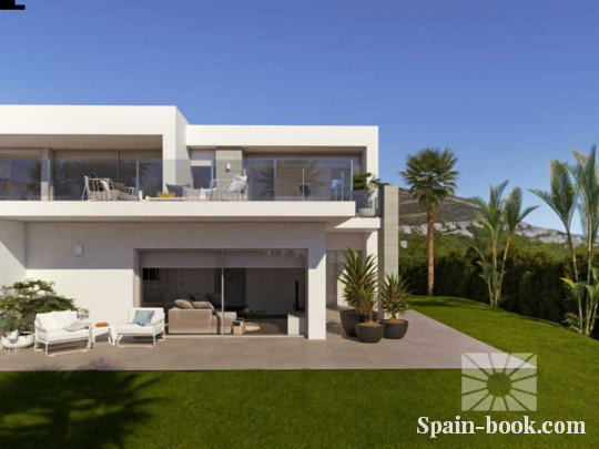 Виллы Новая вилла в Cumbre del Sol / Кальпе, Коста Бланка, Кумбре дель Соль