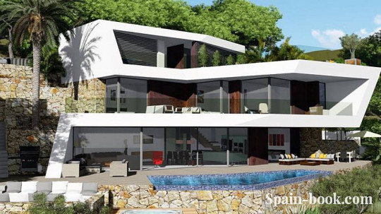 Виллы Роскошная вилла с видом на море пригороде курортного города Бенисса / Кальпе, Коста Бланка, Бенисса