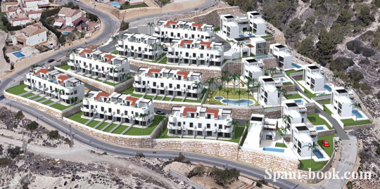 Таунха́ус Таунхаусы и Виллы в пригороде Бенидорма / Finestrat, Коста Бланка, Финестрат