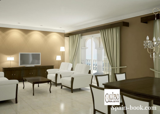 Виллы Средиземноморская вилла с видом на море в Cumbre del Sol / Кальпе, Коста Бланка, Кумбре дель Соль