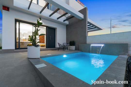 Виллы Новые смежные виллы рядом с гольф-полями в Вийямартин, Ориуэла Коста, Коста Бланка, Вийямартин