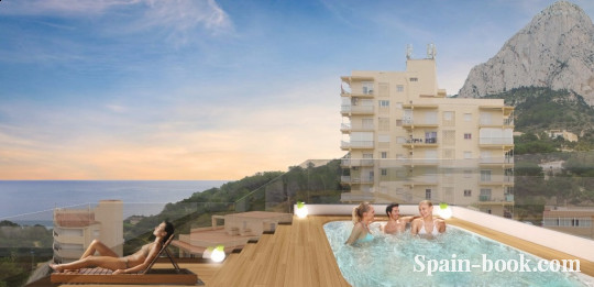 Апартаменты Новые апартаменты в 300м от пляжа в Кальпе, Аликанте, Коста Бланка, Кальпе