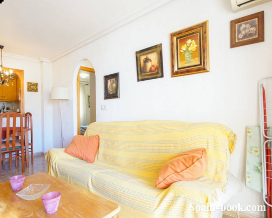 Апартаменты Квартира с видом на коммунальный бассейн в 800м до пляжа и центра Торревьехи, Коста Бланка, Торревьеха