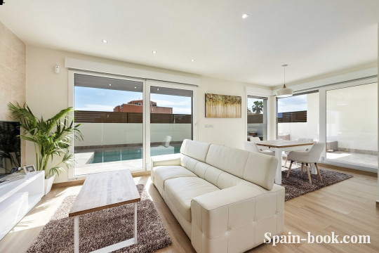 Виллы Новый комплекс вилл в пригороде Торревьехи, Лос Монтесинос, Коста Бланка, Лос Монтесинос