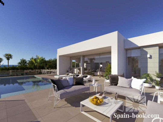 Виллы Новая вилла в Cumbre del Sol / Кальпе, Коста Бланка, Кумбре дель Соль