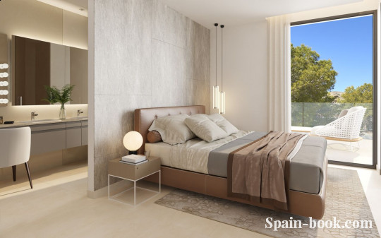 Виллы Современные виллы в резиденциальном жилом комплексе в пригороде Бенидорма, Коста Бланка, Финестрат