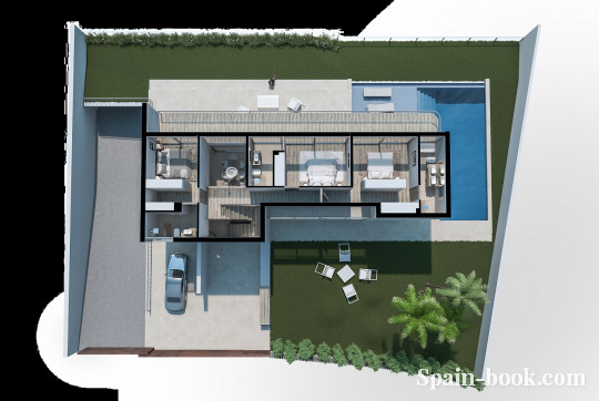 Виллы Современные виллы Премиум класса в Sierra Cortina / Финестрат, Коста Бланка, Финестрат