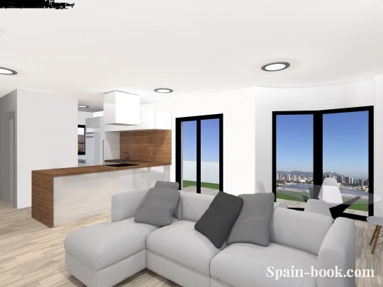 Таунха́ус Таунхаусы в пригороде Бенидорма / Finestrat, Коста Бланка, Финестрат