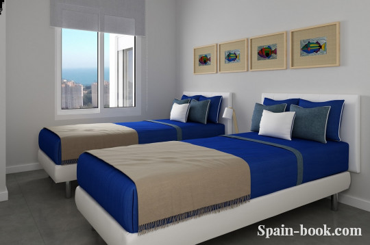 Апартаменты Новые апартаменты с видом на море в Кампоамор / Ориуэла Коста, Коста Бланка, Кампоамор