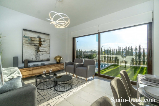 Виллы Новые виллы на второй линии Гольфа Roda Golf в 3км до пляжа Mar Menor / Мурсия, Коста Бланка, Сан Хавьер