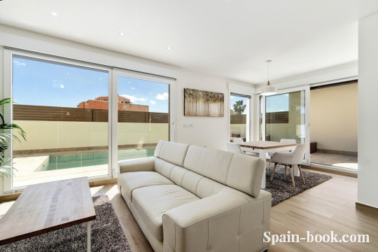 Виллы Новый комплекс вилл в пригороде Торревьехи, Лос Монтесинос, Коста Бланка, Лос Монтесинос