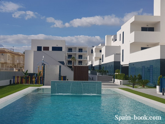 Апартаменты Новый жилой комплекс в 1км от пляжа в Плайя Фламенка, Ориуэла Коста, Коста Бланка, Плайя Фламенка