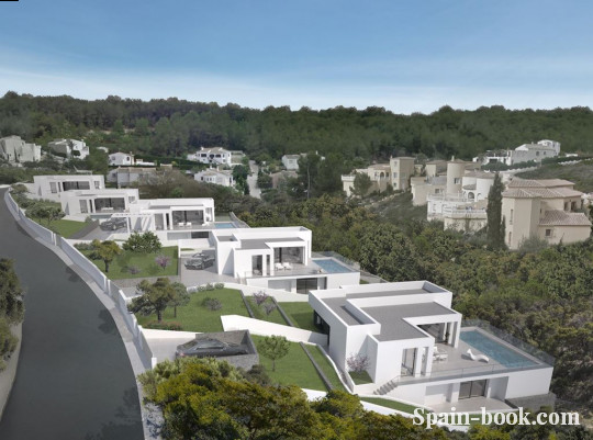 Виллы Новый проект современных вилл в Cumbre del Sol / Кальпе, Коста Бланка, Кумбре дель Соль