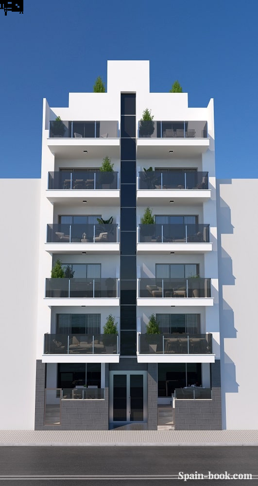 Апартаменты Новые апартаменты на одной из главных улиц Торревьехи, Коста Бланка, Торревьеха