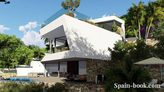 Виллы Роскошная вилла с видом на море пригороде курортного города Бенисса / Кальпе, Коста Бланка, Бенисса