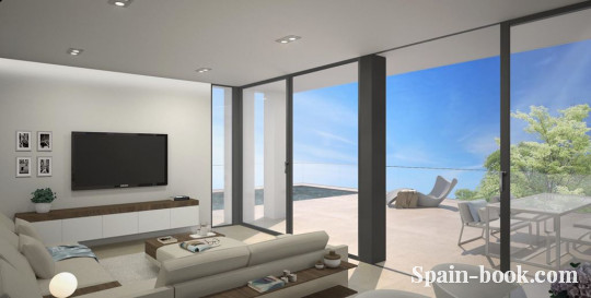 Виллы Новый проект современных вилл в Cumbre del Sol / Кальпе, Коста Бланка, Кумбре дель Соль