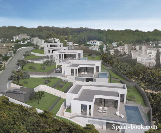 Виллы Новый проект современных вилл в Cumbre del Sol / Кальпе, Коста Бланка, Кумбре дель Соль