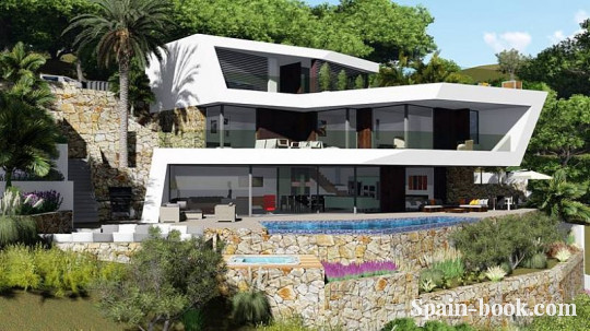 Виллы Роскошная вилла с видом на море пригороде курортного города Бенисса / Кальпе, Коста Бланка, Бенисса