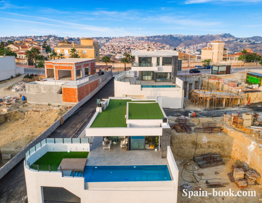 Виллы Современные виллы с видом на море,в коттеджном поселке Сиудад Кесада, Коста Бланка, Сиудад Кесада