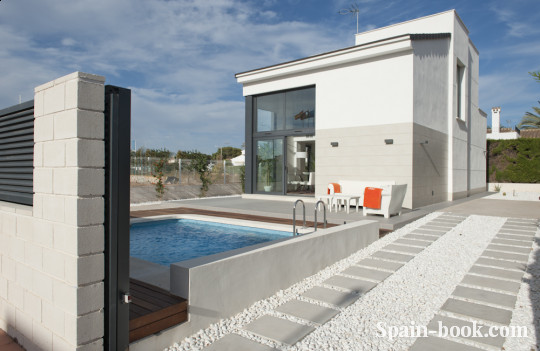 Виллы Новые виллы в 1км до песчаного пляжа в Santiagо de la Ribiera / Mar Menor, Коста Бланка, Сантьяго-де-ла-Рибера