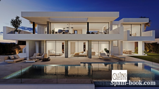 Виллы Современная вилла в элитном районе Кальпе / Cumbre del Sol, Коста Бланка, Кумбре дель Соль