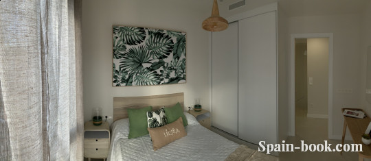 Виллы Современные смежные виллы рядом с пляжем в Santiago de la Ribera / Мурсия, Коста Бланка, Сантьяго-де-ла-Рибера