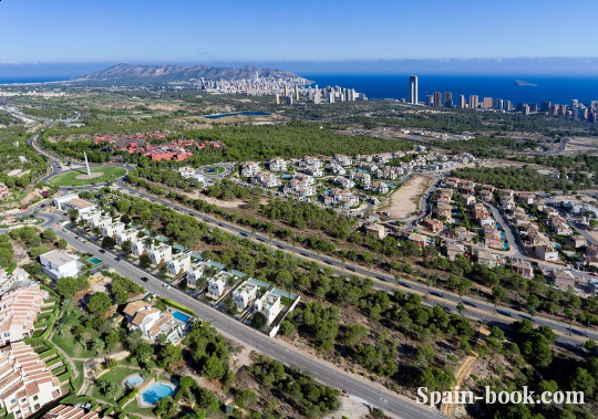 Виллы Ультрасовременные виллы с видом на море в Сьерра Картина / Бенидорм., Коста Бланка, Бенидорм