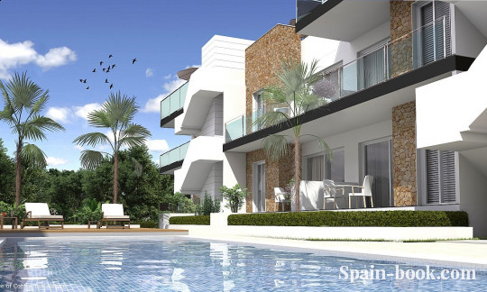 Апартаменты Новый резиденциальный комплекс в 500м от пляжа в Гран Алакант, Аликанте, Коста Бланка, Гран Алакант