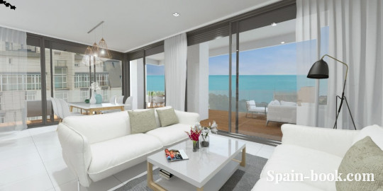 Апартаменты Новые апартаменты в 300м от пляжа в Кальпе, Аликанте, Коста Бланка, Кальпе